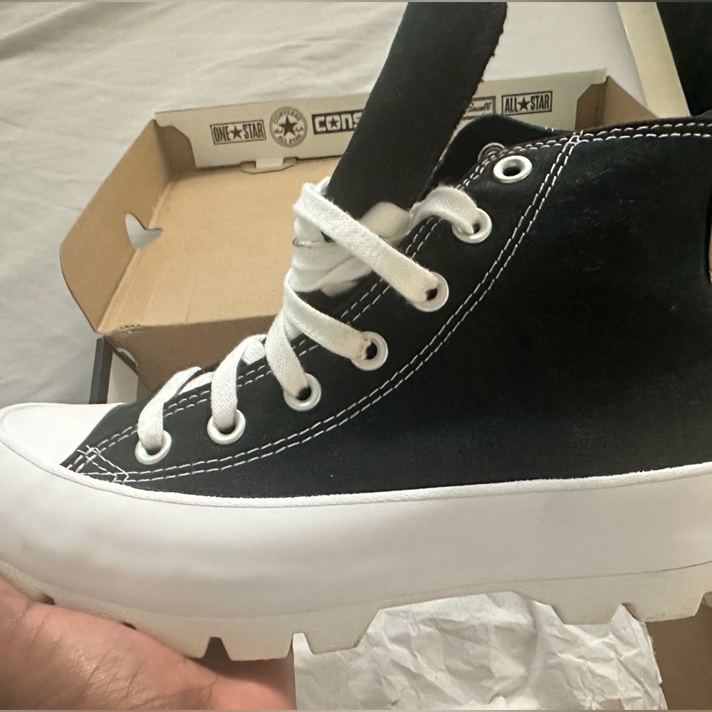 Converse Chuck Taylor All Star Hi Lugged Sneaker - Black Womens